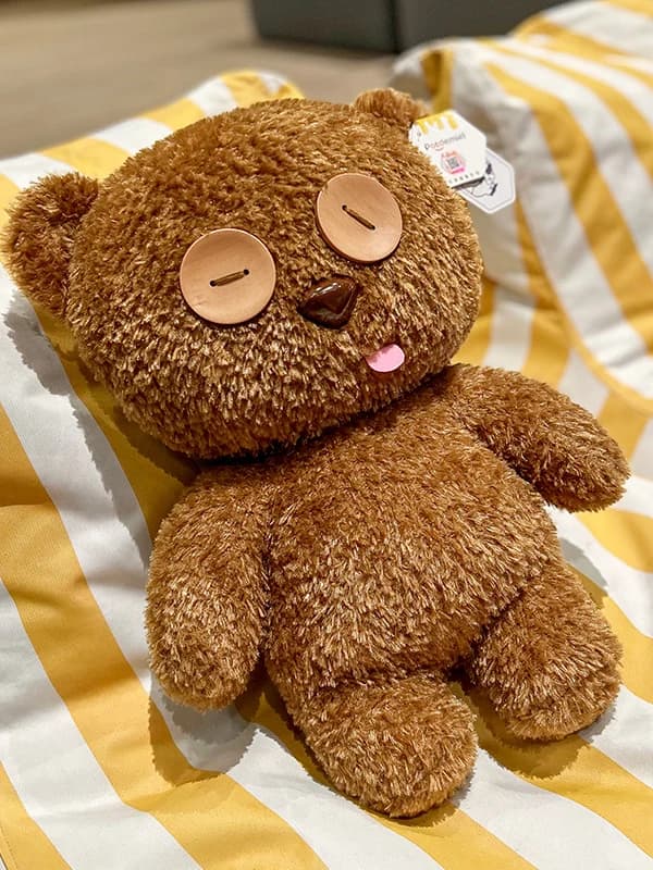 Universal Studios Tim Bear Plush Doll Sleepy Pillow Cute Yellow Subordinate Birthday Gift Original Version Polyester Fiber Fi...
