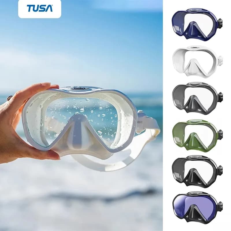 TUSA M1010 Diving Goggles Scuba Diving Mask Female Model Small Face Wide Field of View Low Volume New UV420