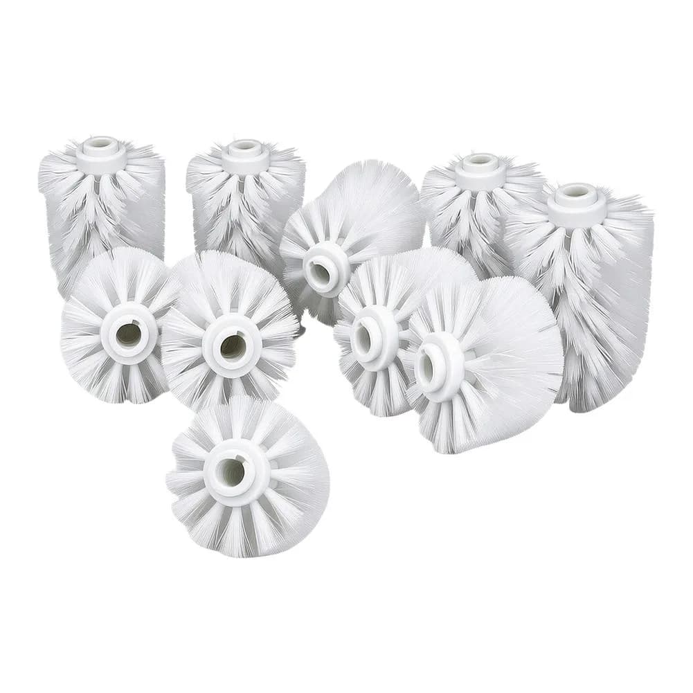 Commode Cleaner Parts Toilet Brush Heads For Daily Bathroom Cleaning Hygienic Design Stylish Bathroom Accessory