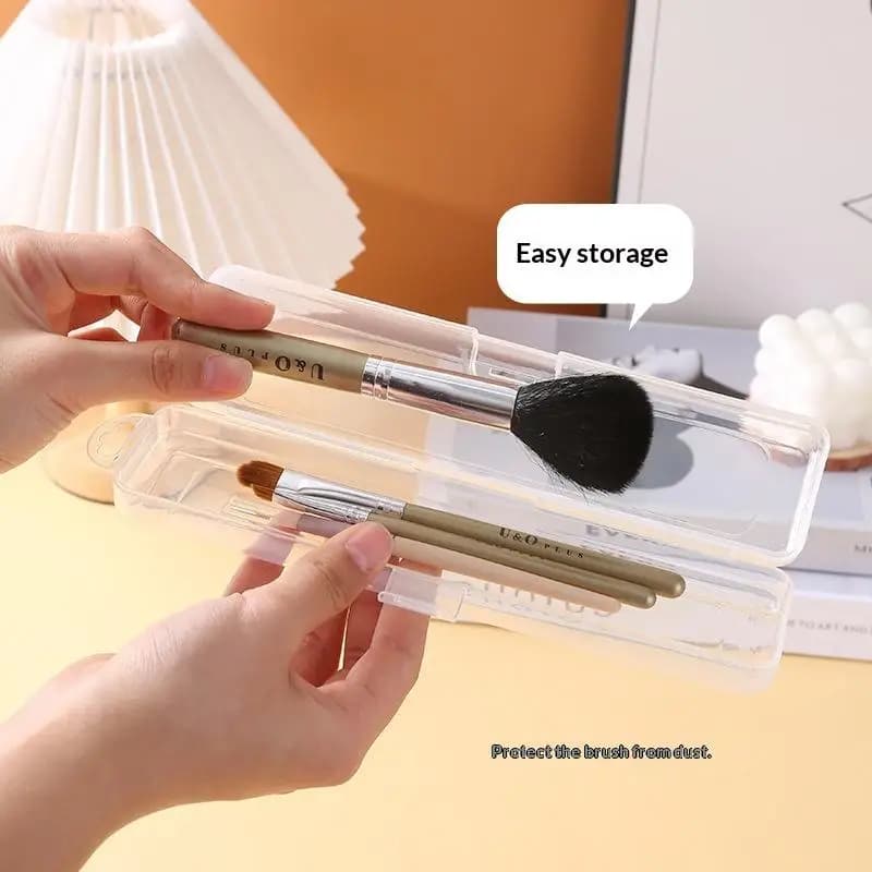 Scatola Portatile per Spazzolino, Contenitore Trasparente da Viaggio, Portaspazzolino in Plastica, Contenitore per Dentifricio