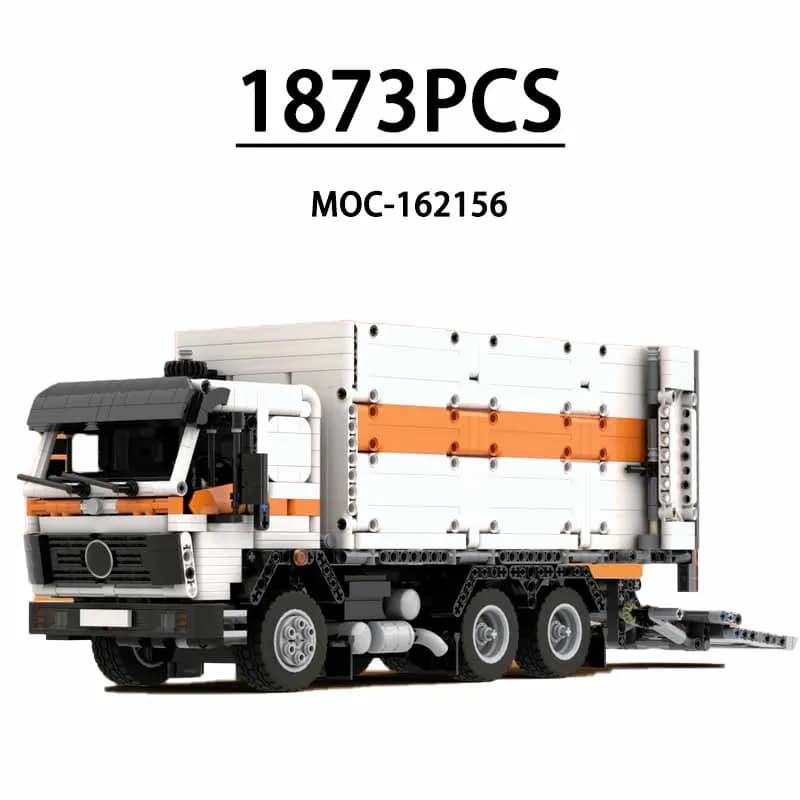 Scatola contenitore per blocchi di costruzione con portellone posteriore MOC- 162156 Blocchi di costruzione a assemblaggio difficile 19873 pezzi Regalo di Natale per bambini