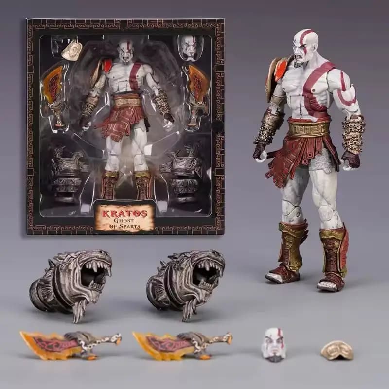 Neca God Of War 3 Ultimate Kratos Ghost Of Sparta Action Figure 7 Pollici Giocattolo