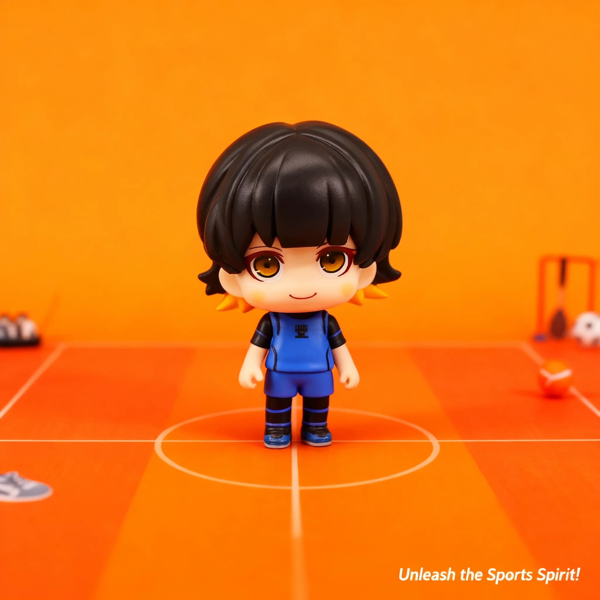 Wholesale Q Version Anime Jujutsu Kaisen Blue Lock Gojo Satoru Statue Action Figures Model Collectible Toy Gift Return Fengle