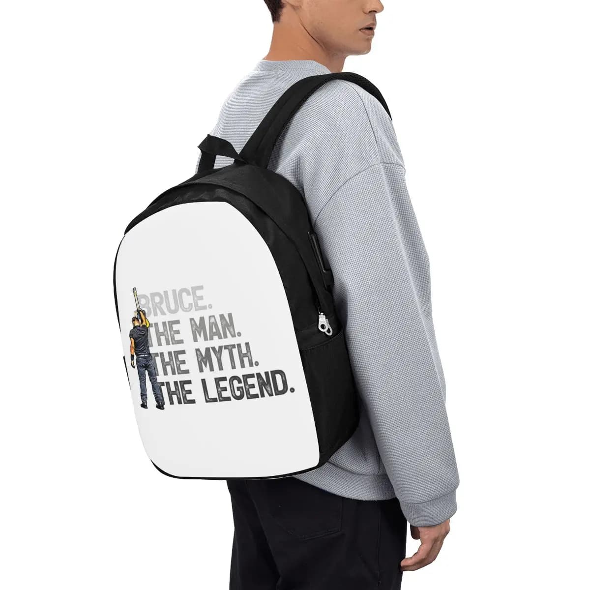 Zaino Bruce Springsteen, borsa da viaggio per notebook, borsa per computer, borsa per studenti universitari, borsa per laptop, borse a tracolla per uomo e donna