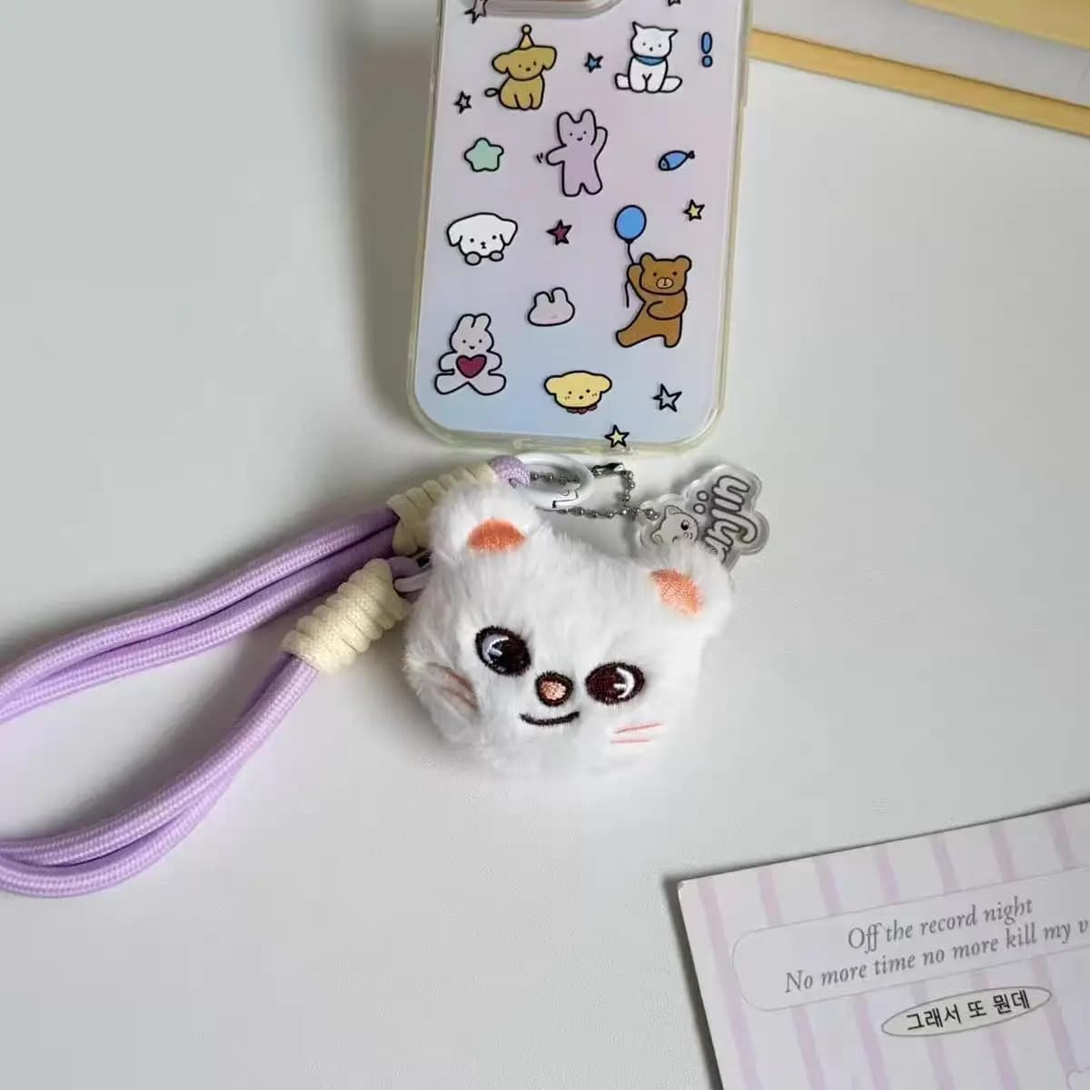 Portachiavi in acrilico con bambola di peluche Idol SKZOO Stray Kids, ornamento per zaino, regali per i fan di Felix, HyunJin, Chan, Woojin, Changbin