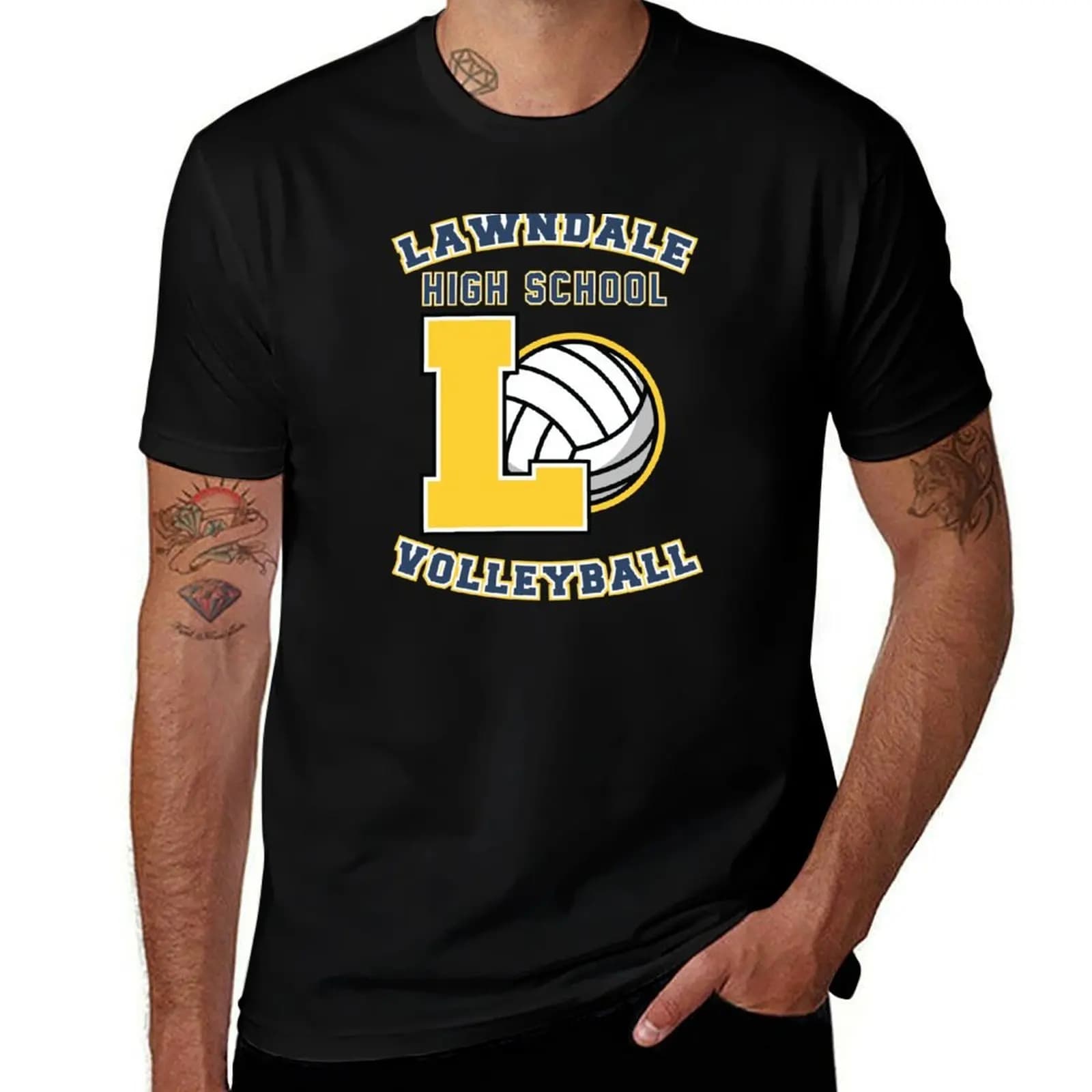 Maglietta da lavoro industriale Lawndale HS Volleyball T-Shirt