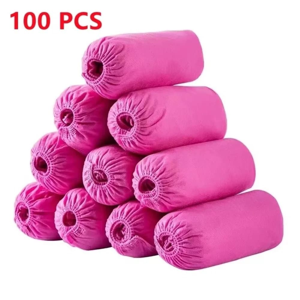 Wear Resistant Disposable Shoe Covers Non-woven Fabric Anti Slip Overshoes Dustproof Reusable Waterproof Boot Cover Protectors