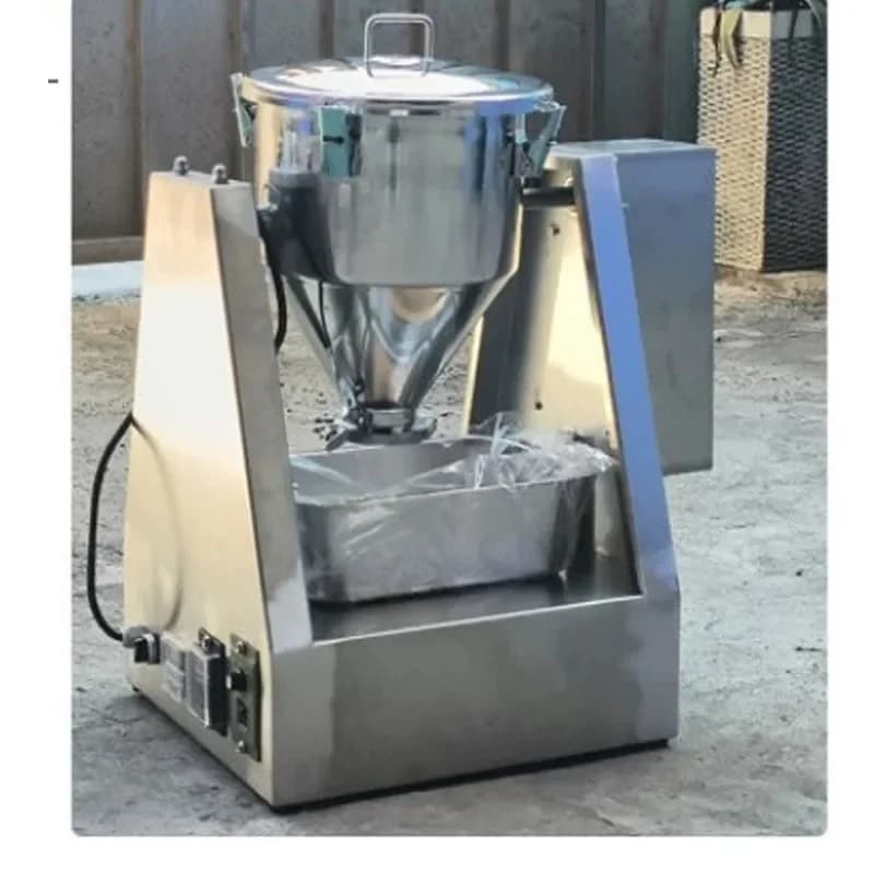 Mini V-Type Stainless Steel Dry Powder Mixing Machine Rotating Granule Blender for Lab Food Cosmetic Powder Mix（customized）