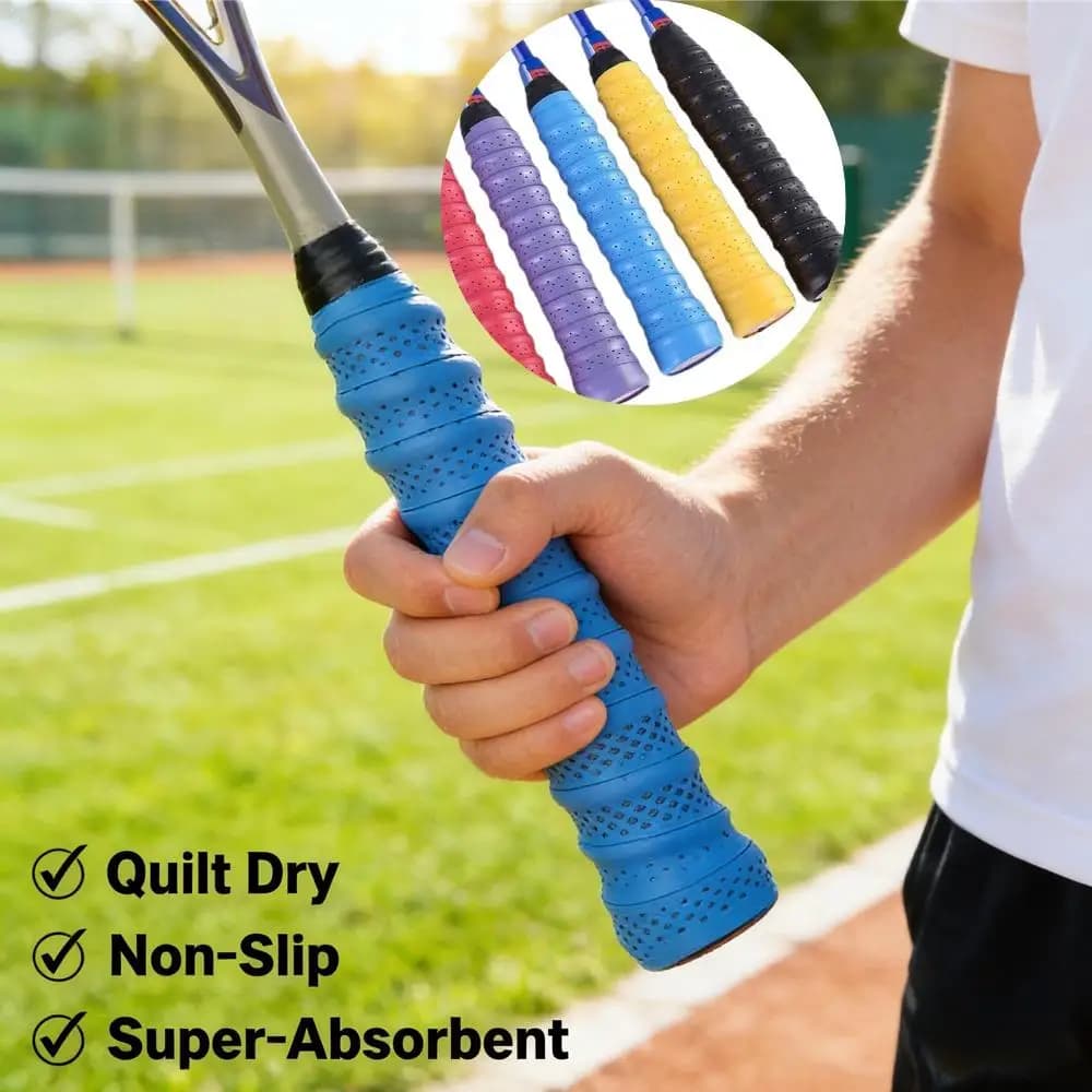 Sports Grip Anti-slip tape, Absorbent band for Tennis and Badminton Rackets, Absorbent Grip