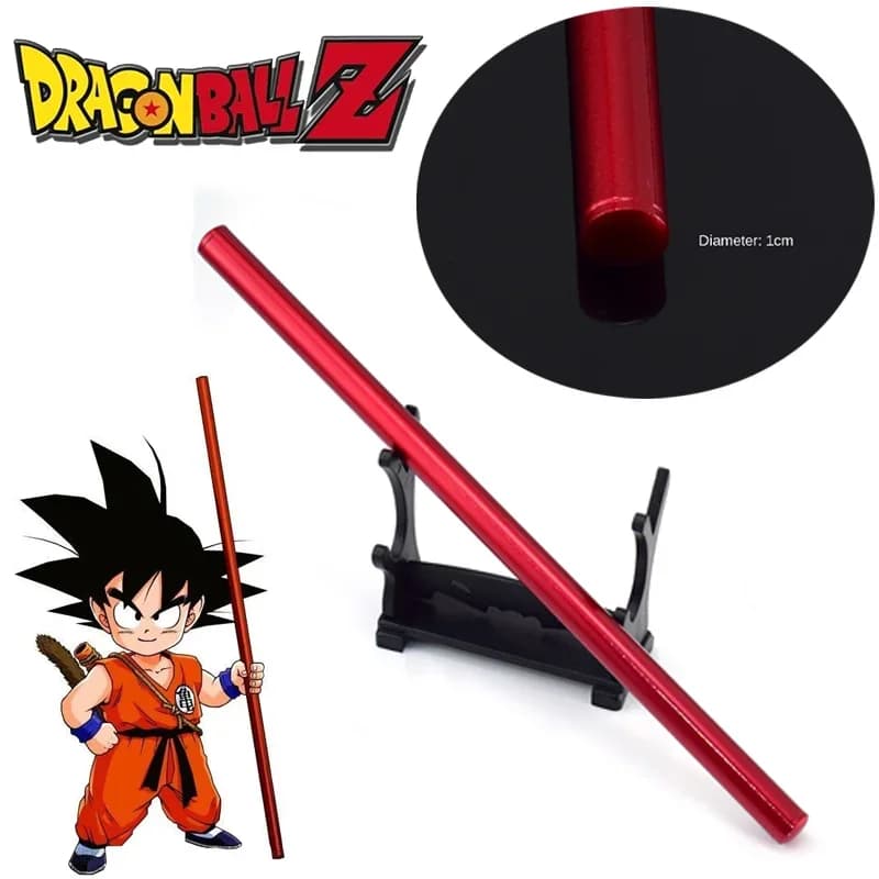 Dragon Ball Son Goku Iron Bar Action Figures Anime Cartoon Arma Modelli 22 cm Collezione Decorazione Artigianato Giocattoli per bambini Regali
