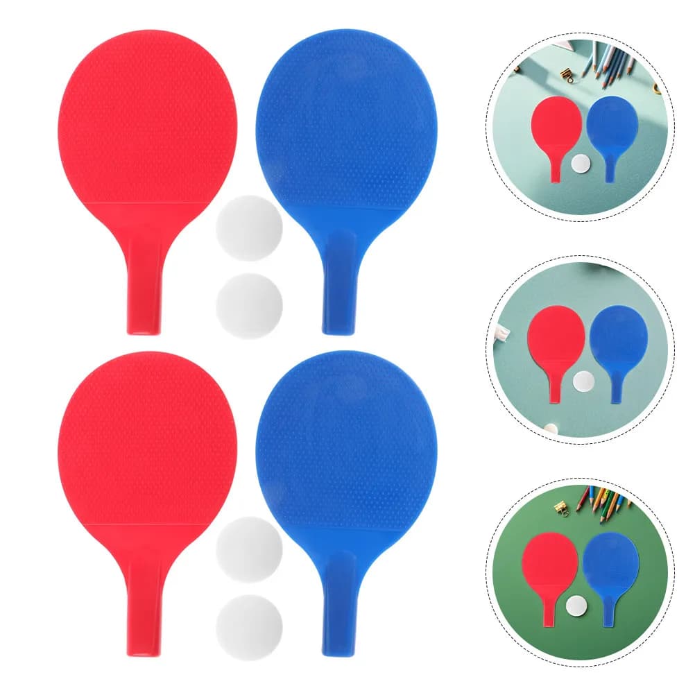 Set of 8 ping pong racks for children, lightweight plastic ping pong racks, training equipment for beginners, for self training