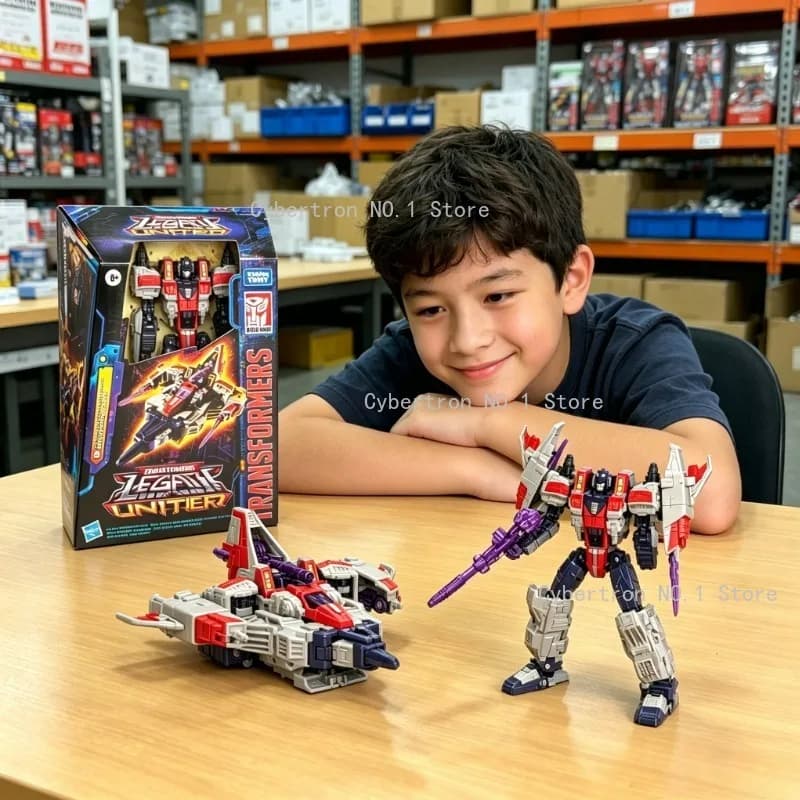 Nuovi Robot Trasformabili in Stock, Giocattoli Transformers Legacy United Cybertron Universe, Modelli d'Azione Starscream Decepticon