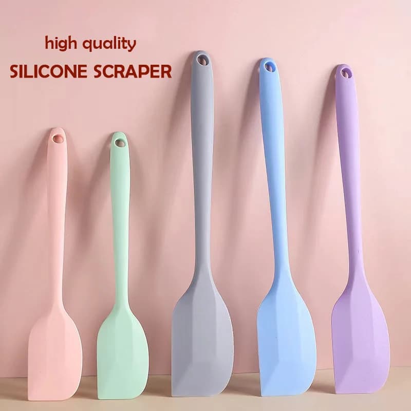 Silicone Cream Spatula for Non-stick Buttering Tools for Heat Resistant Kitchen Cooking Tools for Baking DIY Cake