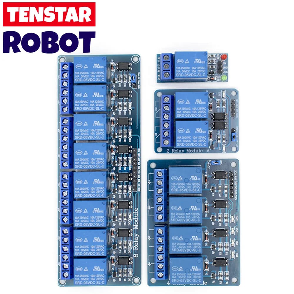Modulo relè 5v 1 2 4 8 canali con accoppiatore ottico. Uscita X Way per Arduino 1CH 2CH 4CH 8CH