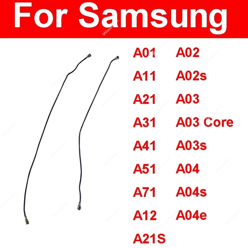 Cavo flessibile per segnale antenna Wifi interna per Samsung A01 A11 A21 A31 A41 A51 A71 A12 A21S A02s 03 A03 Core A03s A04 A04s A04e