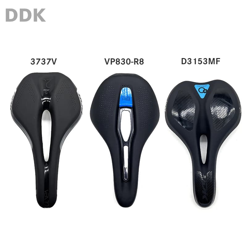 Selle per bicicletta Taiwan DDK Comodo cuscino per bici Sella MTB Design ergonomico Arco in acciaio Sedile per bici elettrica Cavo