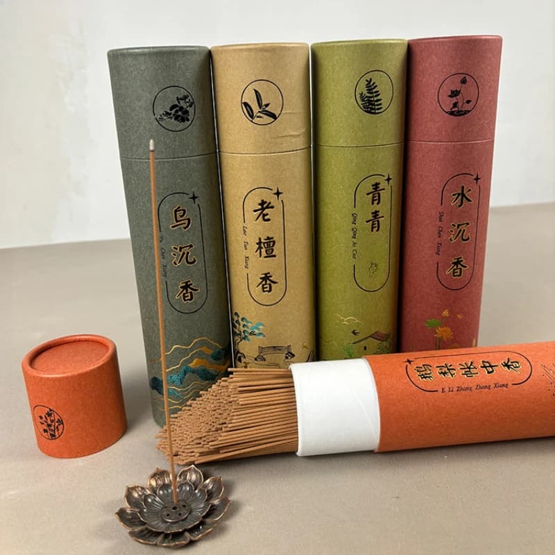200g Vecchio Bastone di Incenso di Legno di Sandalo Acqua Agilawood Casa Interno Purificazione Lenitiva/Zen Meditazione/Anshen Aiuto Per Il Sonno Joss Stick