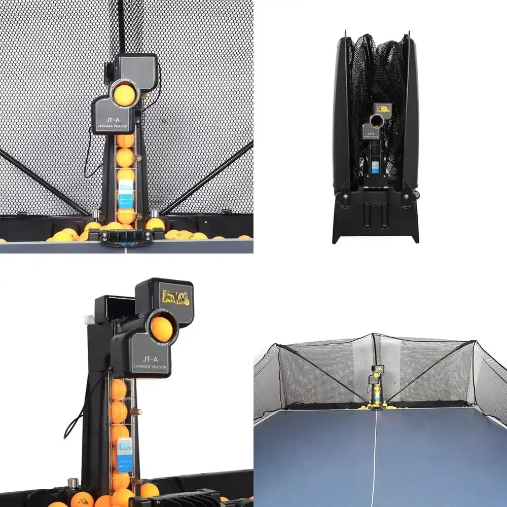WAP02 Macchina Regolabile per Lanciare Palline da Ping Pong, Attrezzatura per Allenamento Sportivo Domestico