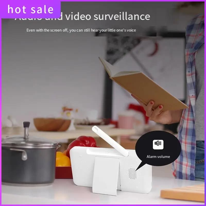 ELEC-Baby Monitor Telecamera di videosorveglianza bidirezionale Ninne nanne integrate Smart Home