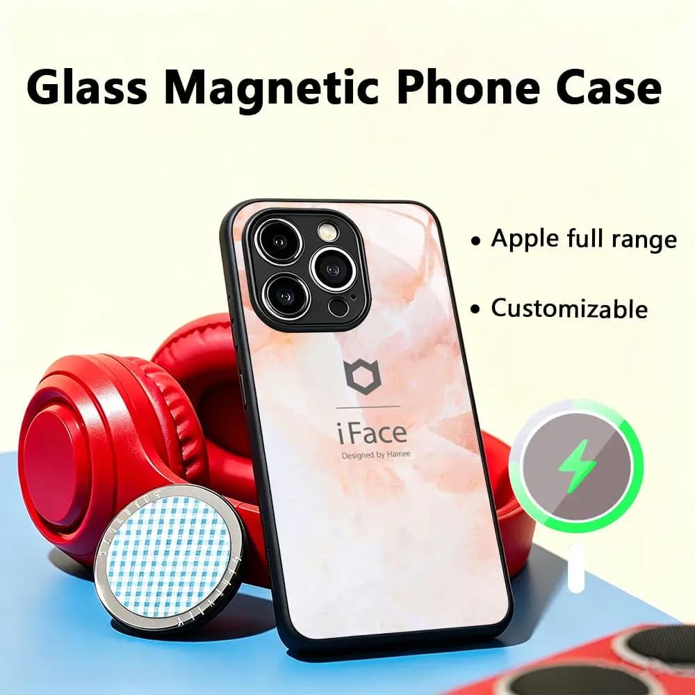 Hamee i-iFaceS Designed Phone Case For iPhone17 Air 16 e 15 14 13 12 11 Plus Mini Pro Max Glass Magnetic Case
