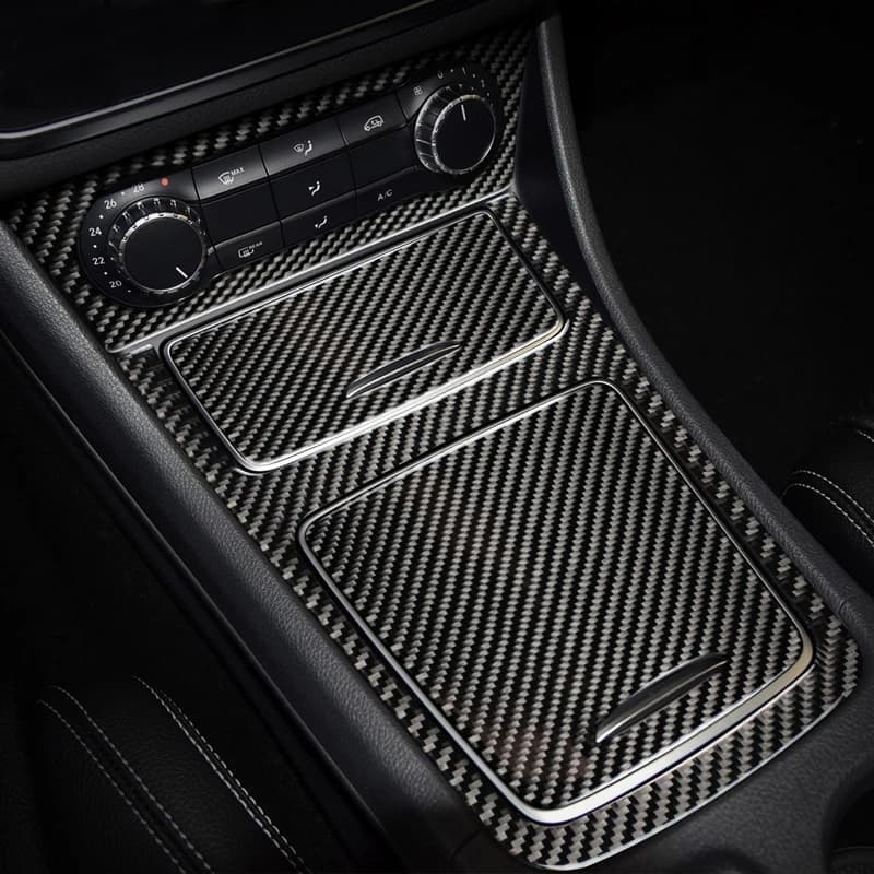 Car Interior Door Audio Speaker Gearshift Panel Door Armrest Cover Trim Car Sticker for Mercedes Benz A Class W176 GLA X156 CLA