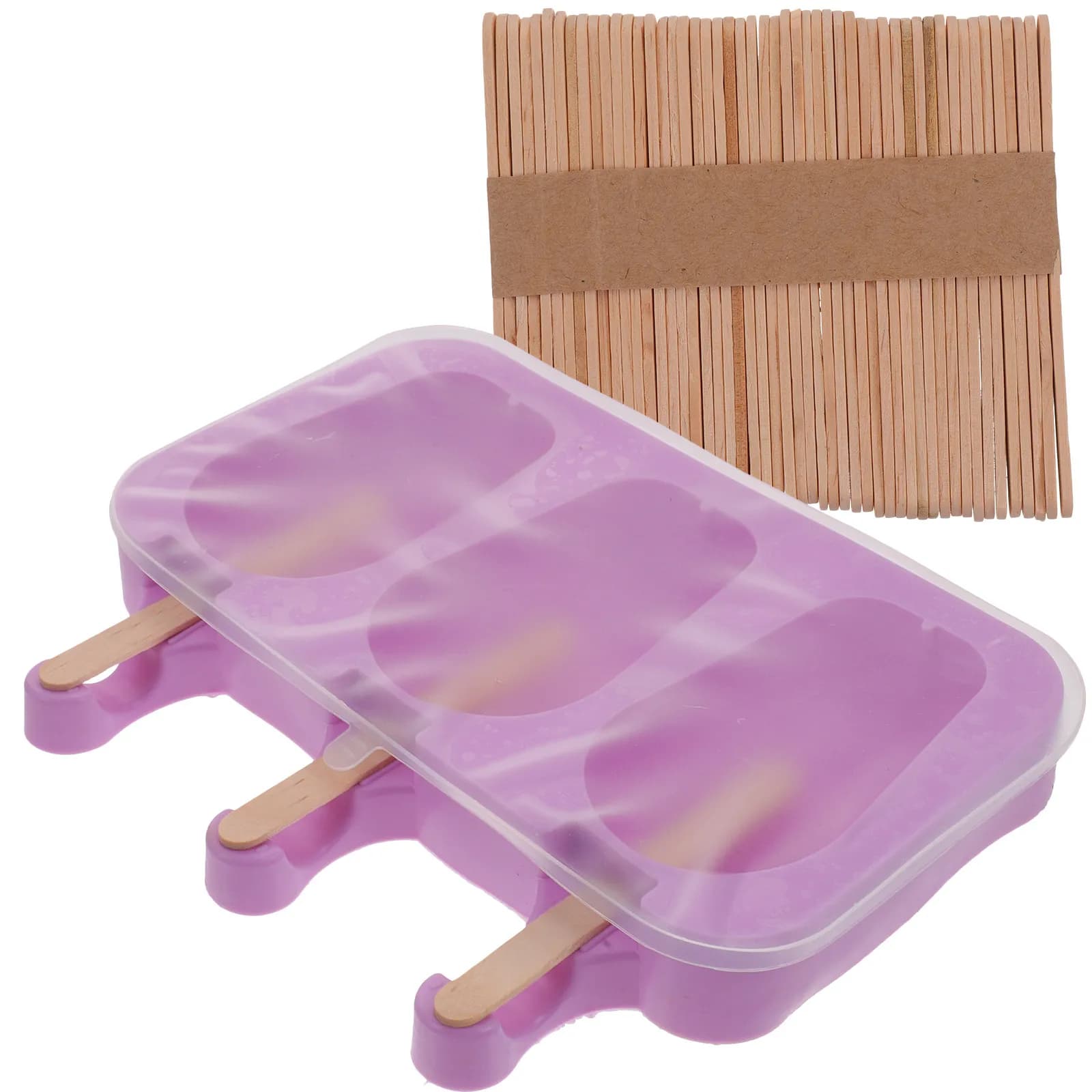 Set di Stampi in Silicone a Forma di Coniglio per Gelato, Riutilizzabili e Multiuso per Barrette di Ghiaccio, Cioccolato e Gelatina Fai-da-Te