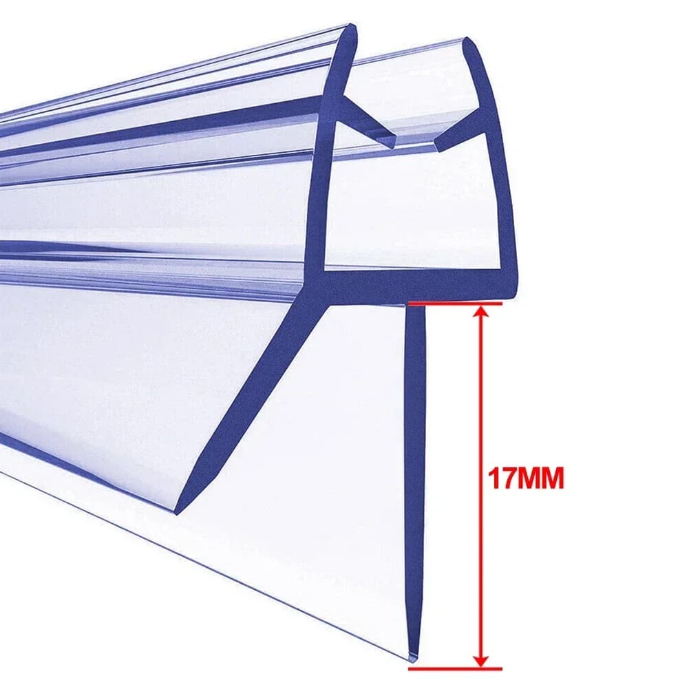 2 pz Bagno Doccia Schermo Porta Striscia di Tenuta PVC 4-6mm Porta In Vetro Fondo Stripping Guarnizione Sweep Strisce di Blocco Dell'acqua 50 cm