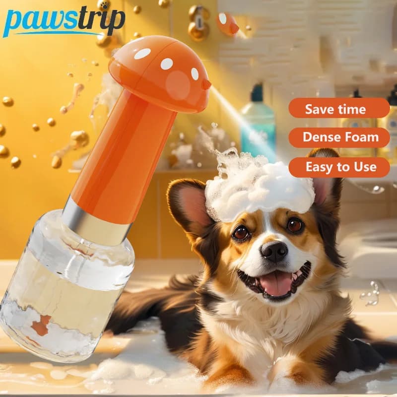 Pet Bubbler Usb Charging Pet Shower Foaming Machine Automatic Soap Dispenser automatic Pet Washing Bubbler Dog Accessories