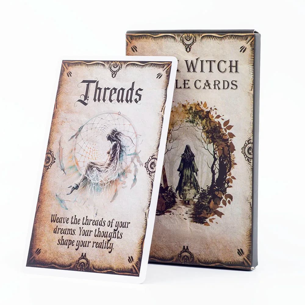 Wise Witch Oracle Cards Un mazzo da 20 carte per predizione e divinazione 12x7 cm Gioco da tavolo perfetto per divertimento in famiglia