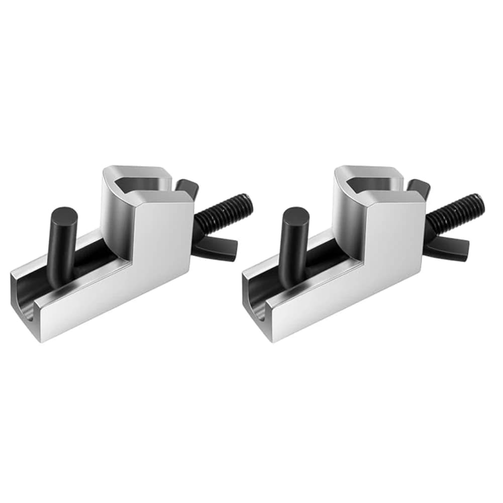 2 Piece Hose Clamp Tool Set for Automotive Brake Pipes and Vacuum Hoses Zinc Alloy Construction with Ergonomic Handles