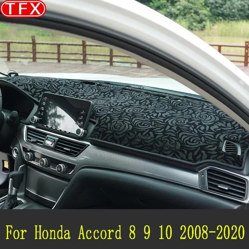 Per Honda Accord 8 9 10 2008-2020 Anti-Slip Anti-Uv Zerbino Cruscotto Copertura Pad Parasole Dash Zerbino Proteggere Dash Zerbino Tappeto Accessori