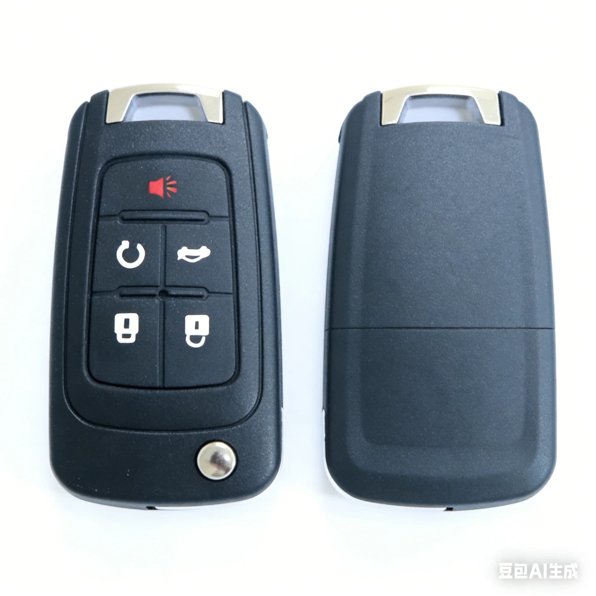 Telecomando auto pieghevole a 3 pulsanti con chip ID46 a 315MHz per Buick, sistema di accesso senza chiave, senza accessori.