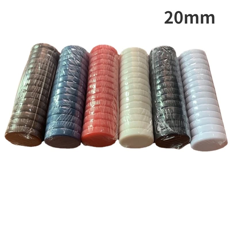 15 Pz/set Commercio Estero Gioco di Scacchi di Vendita Caldo Backgammon Pezzo 20mm Vuoto Lucido chip Moneta/Wafer leggero