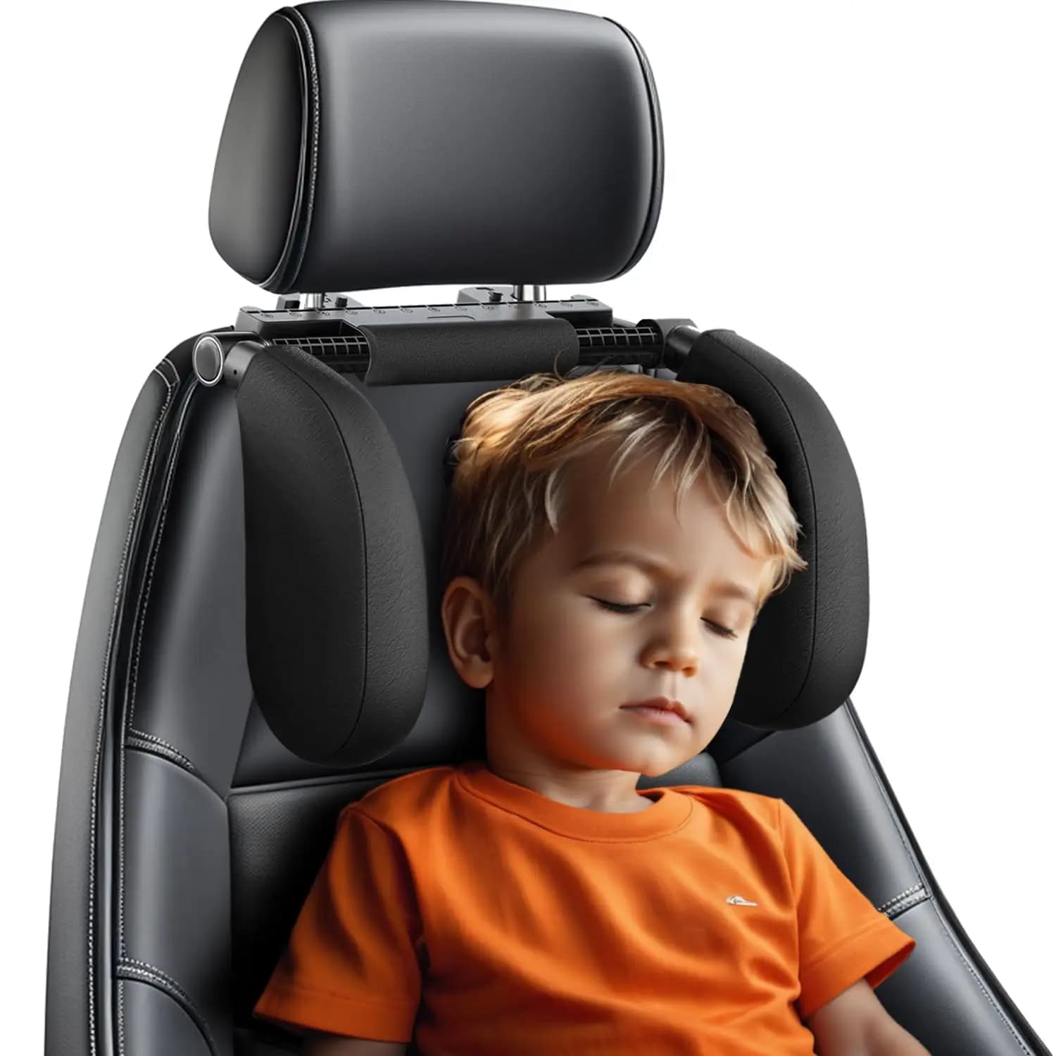 Cuscino Poggiatesta per Auto in Memory Foam Spesso, Design a U per Supporto del Collo, Ausilio Regolabile per il Sonno durante i Viaggi