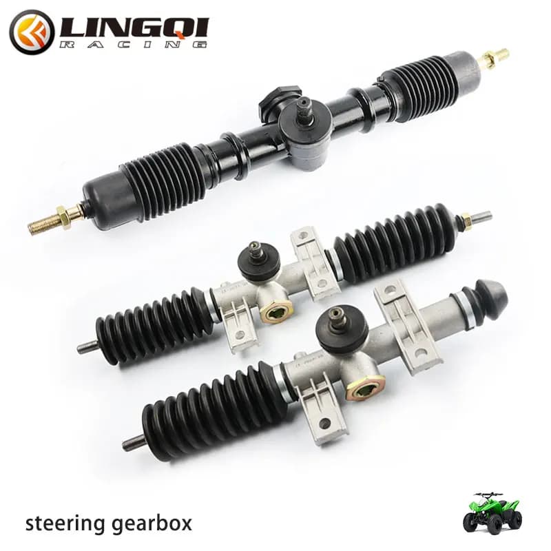 LINGQI Go Kart moto volante cremagliera pignone sospensione ATV Quad Buggy albero del cambio adatto per Golf Cart Karting quattro ruote