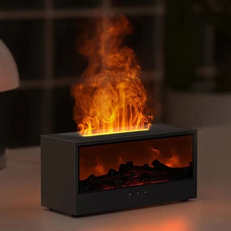 Umidificatore USB Ricaricabile Diffusore di Aroma Ad Ultrasuoni Freddo Mist Maker Fogger Lampada Difusore Umidificatore con Regolazione a 2 Velocità