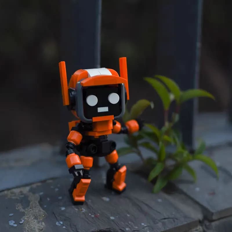 MOC DIY K-VRC Love-Death-Robot Model Building Block Toy Creativity Animation Smart Future Robot Bricks Assemble Toys Gifts