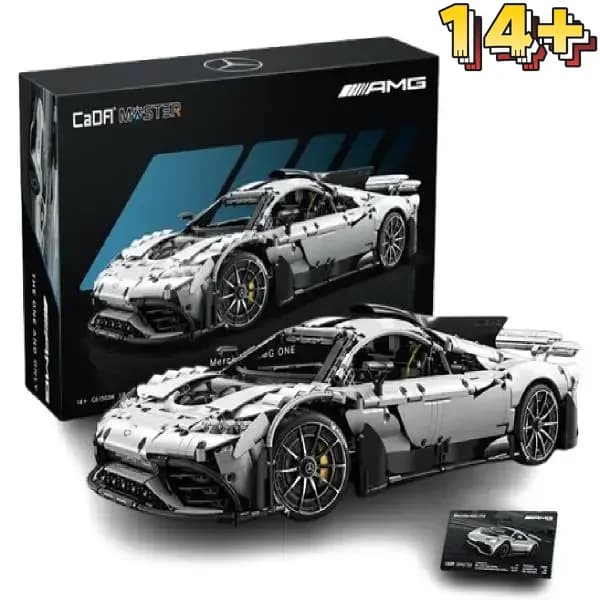 2026 MOC-C61503 Blocchi da Costruzione Tecnici per Auto Sportiva Ipercar, Puzzle Educativo, Regalo di Natale