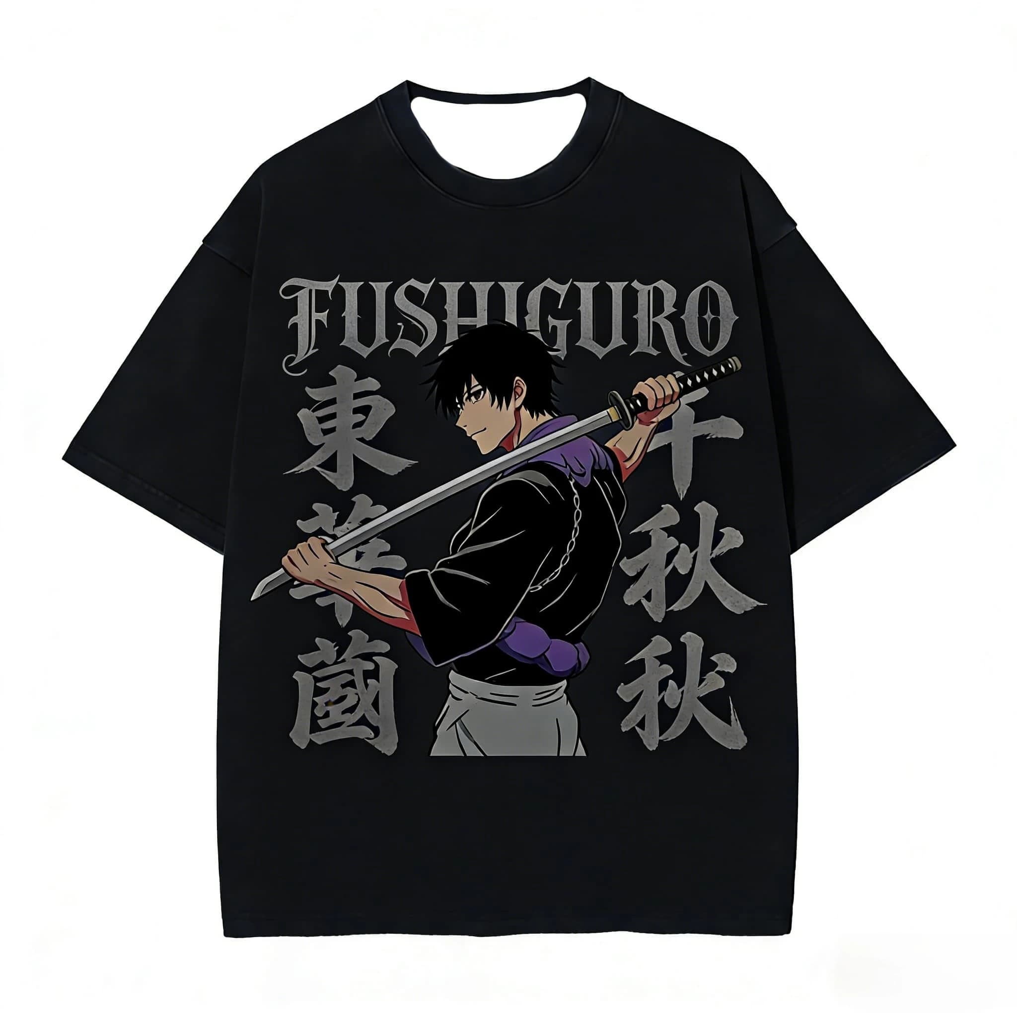 2026 Summer Jujutsu Kaisen Retro Cosplay T-shirt Men's Super Casual Cotton Printed Short-sleeved Unisex Children's Sports Shirt