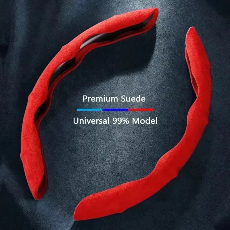 38cm Suede Leather Cover, Universal Anti-slip and Anti-slip Protector for Auto Flyer, Decorative Accessory