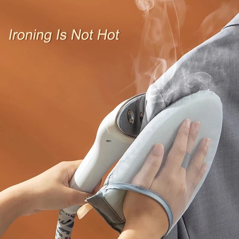 Guanto da stiro a vapore per indumenti guanto Anti vapore con anello per le dita guanti resistenti al calore per vestiti Steamers protettivo palmare
