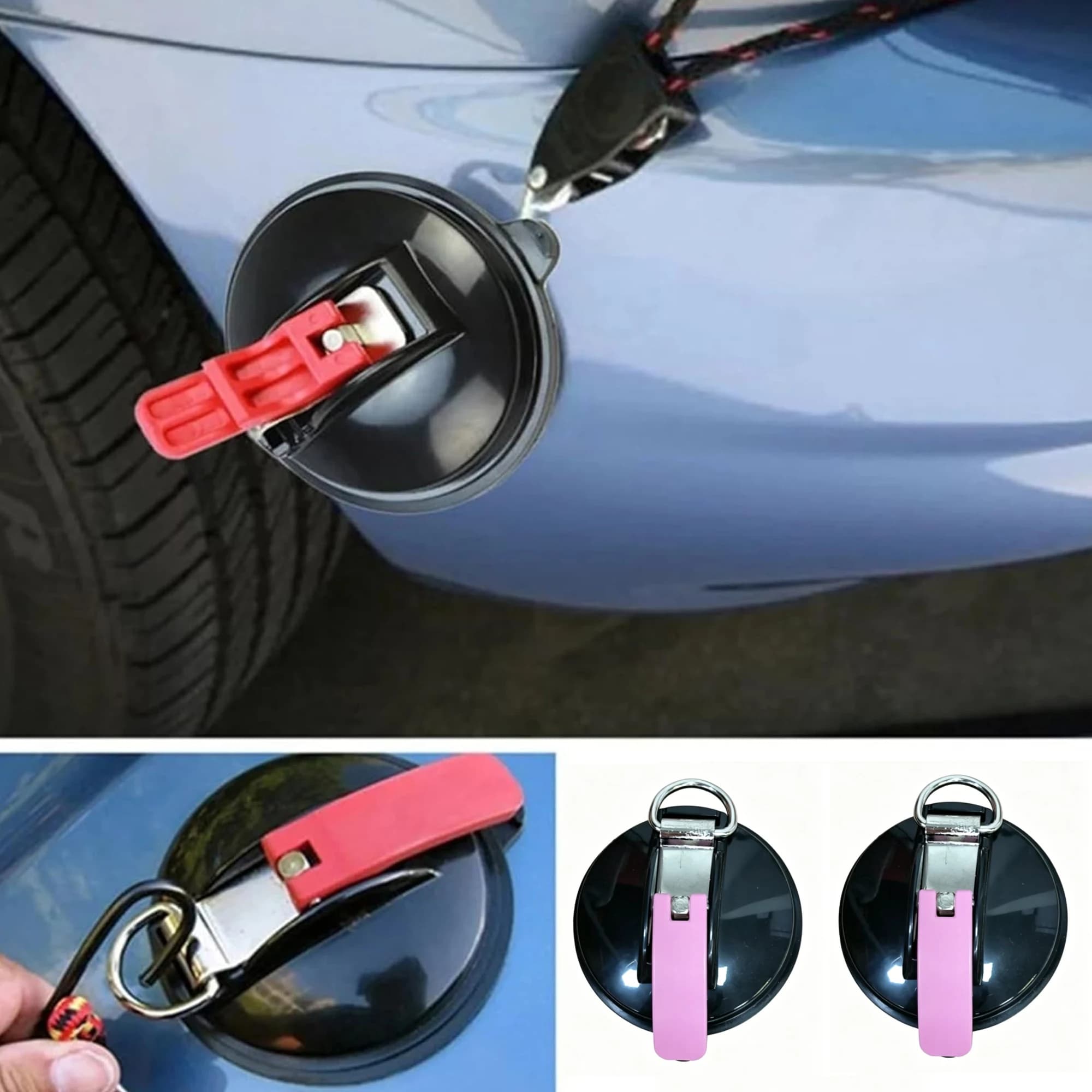 Suction Cups with Hook for Pet Secure for Bathroom Outdoor Car Mount Heavy Duty Large Suction Cups with Hook