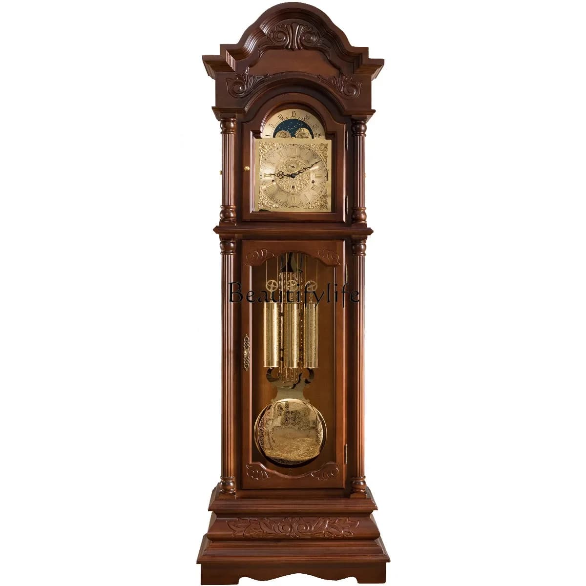 ls 04 Orologio a pendolo meccanico con movimento in rame tedesco Helmler
