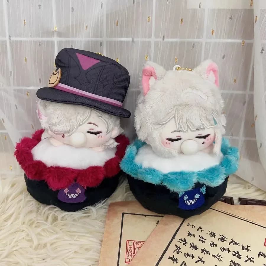 Portachiavi Cosplay di Lynette da Genshin Impact, Accessorio Carino per Zaino, Regalo di Natale