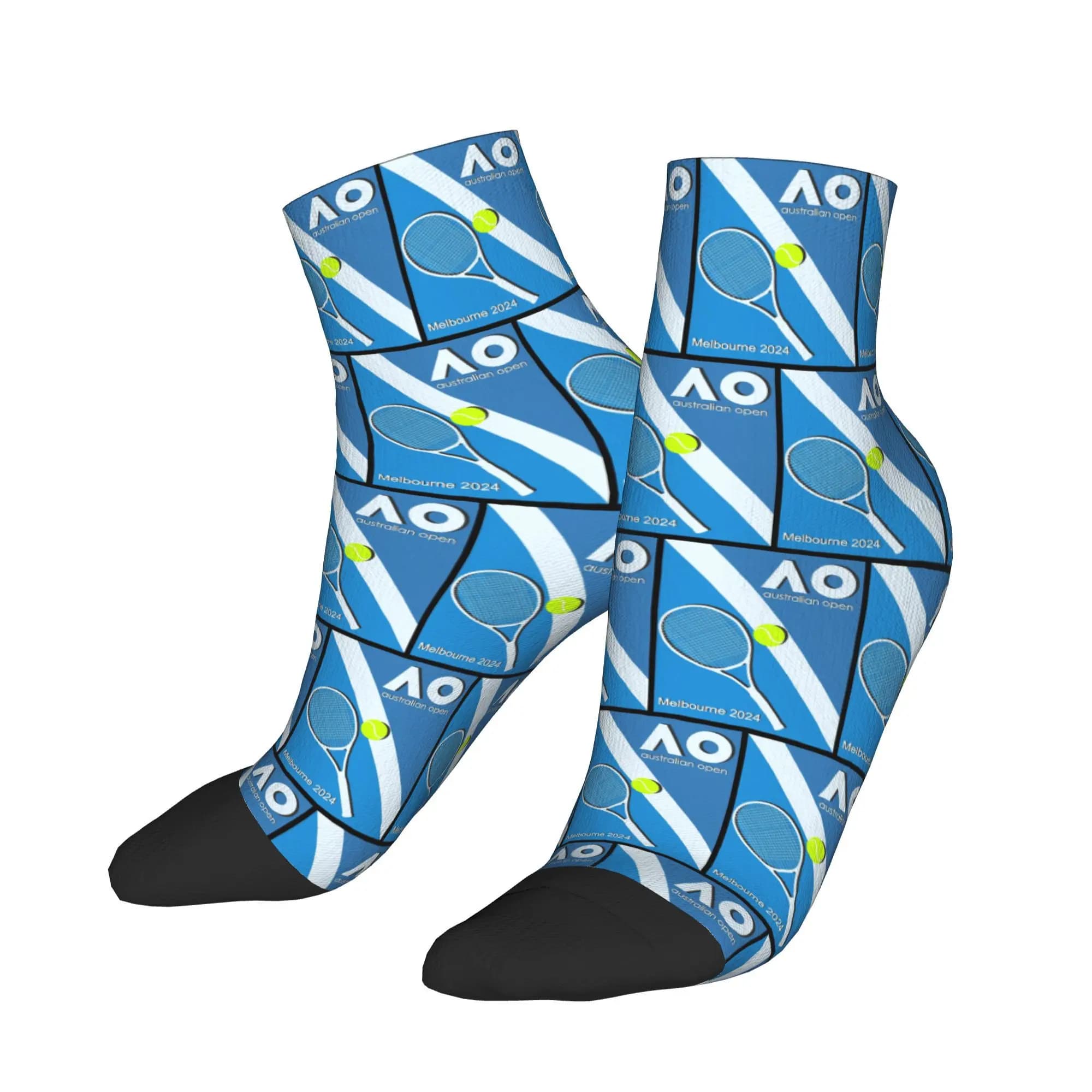 Australian Open AO Socks Harajuku High Quality Stockings All Season Socks Accessories for Man's Woman's Gifts
