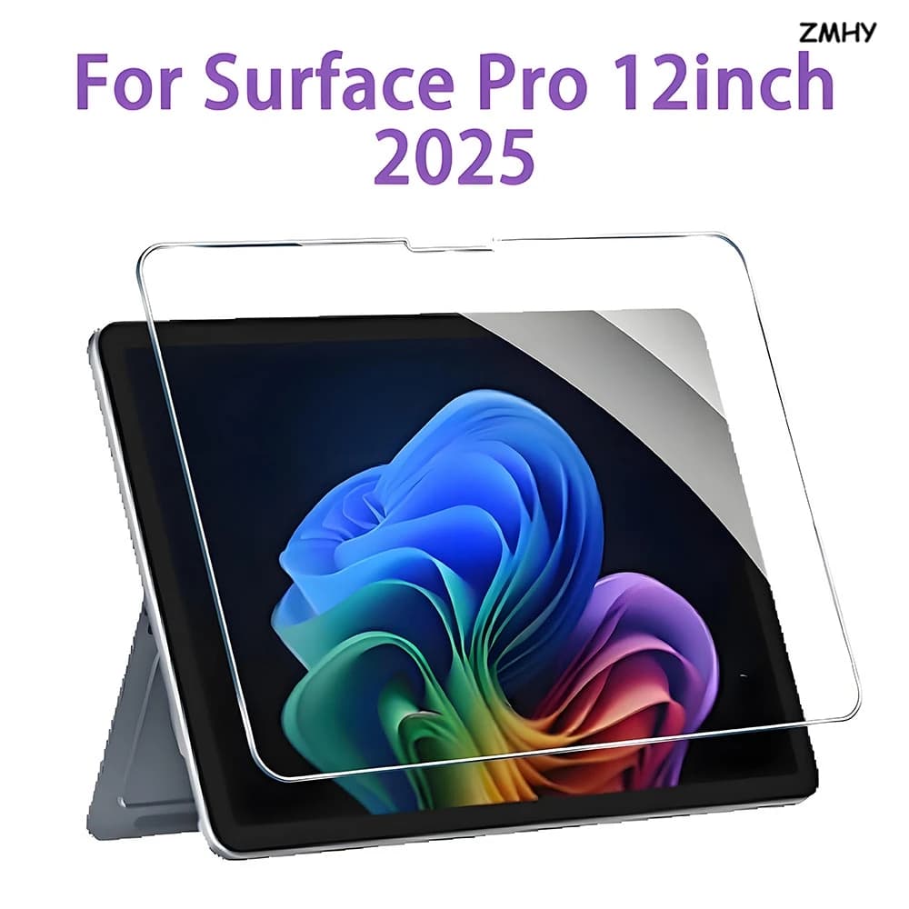 Pellicola Protettiva in Vetro Temperato HD Anti-Graffio per Microsoft Surface Laptop Pro 12 Pollici 2025