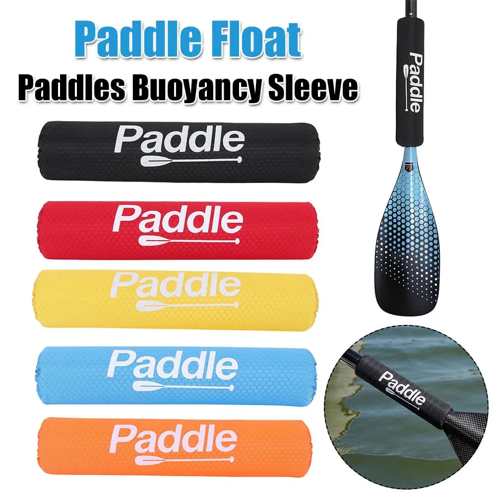 Paddle Float Reusable Versatile Kayak Flotation Loop Closure Adjustable Buoyancy Covers for Prevent Paddles Sinking in Water