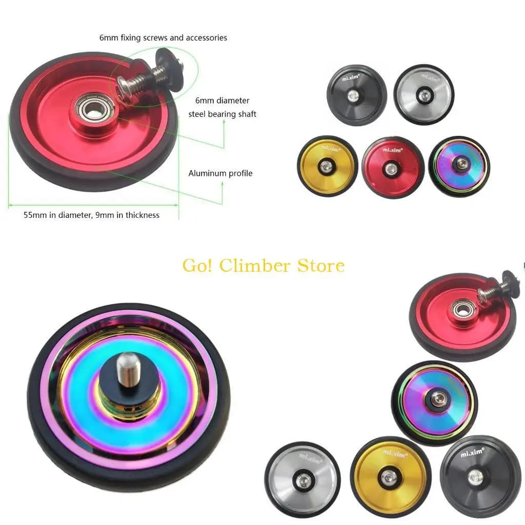 Q84C Professional Easywheel per pieghevole in lega alluminio leggero ruote facili + viti