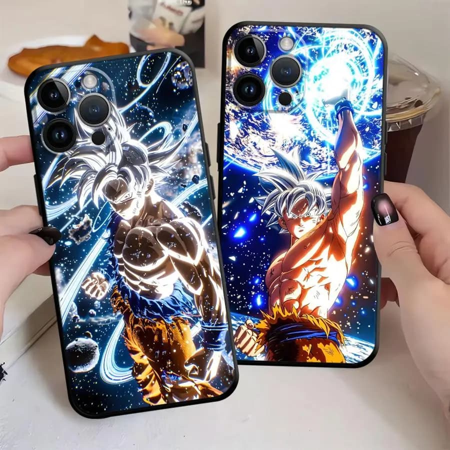 Custodia protettiva per telefono Funda per iPhone 7 8 11 17 16 Pro Max 12 13 Mini X XS XR 15 Plus 14 17Air SE Dragon Ball Z Universe Goku
