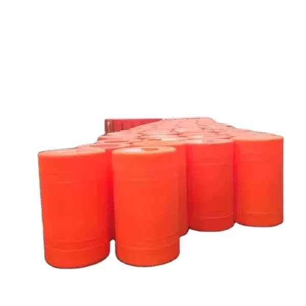 2026 Eco Friendly Plastic Floating Cylinder Buoy Floating Pontoon Marine Buoys Water Barrier Floating Pontoon Marine Rope